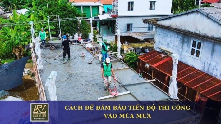 Bí Quyết Đảm Bảo Tiến Độ Thi Công Vào Mùa Đông Mưa Lạnh