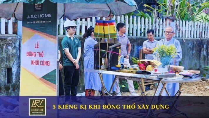 5 Kiêng kị phong thủy khi động thổ xây dựng