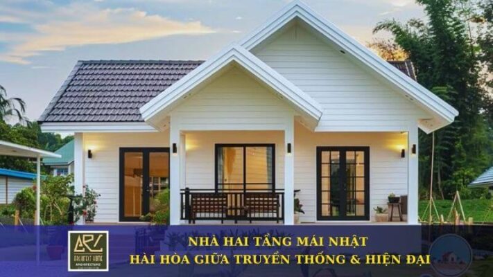 Nhà Hai Tầng Mái Nhật – Hài Hòa Giữa Truyền Thống & Hiện Đại