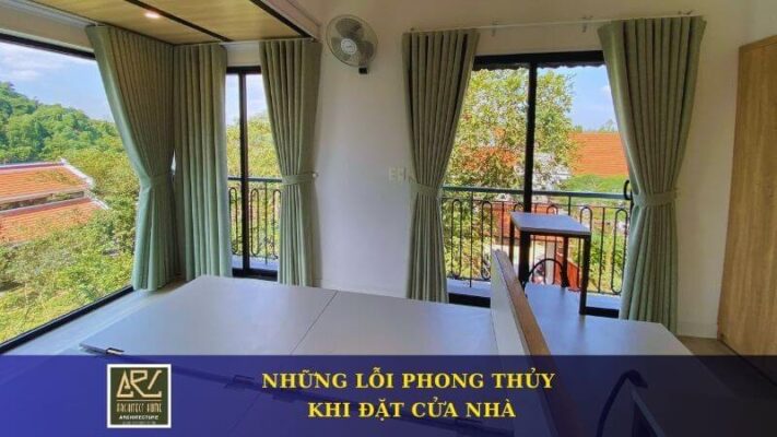 Lỗi Phong Thủy Gia Chủ Cần Biết Khi Đặt Cửa Nhà Tránh Vận Xui