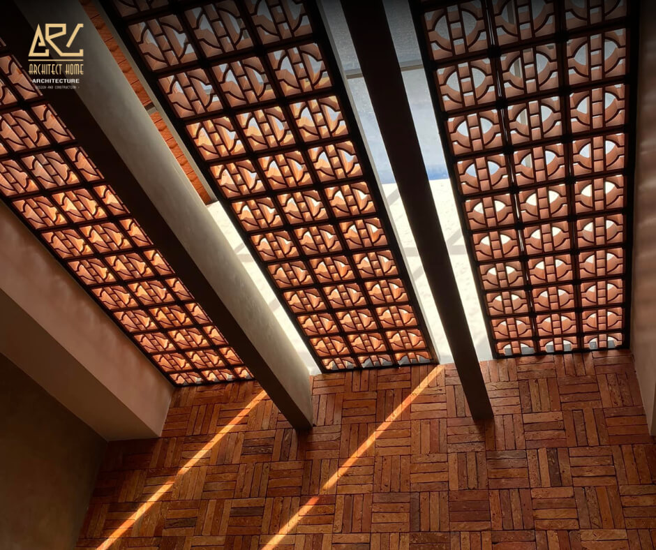 Tạo hiệu ứng ánh sáng với gạch bống gió ở một trình tại ARC Home